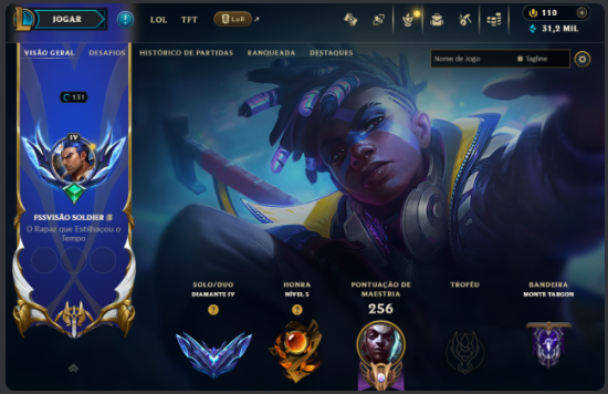 Perfil do VISÃO em Diamante IV
